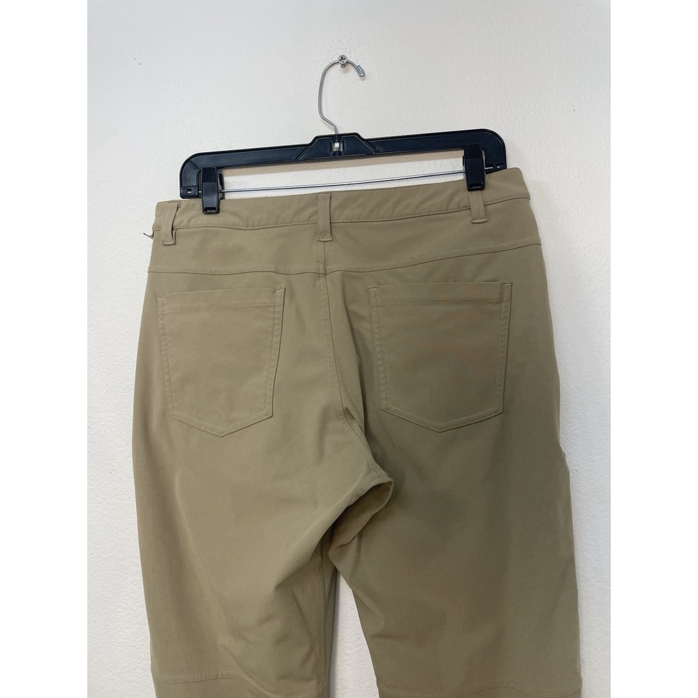 Lululemon Mens Tan Flat‎ Front Pockets Straight Leg Chino Pants Size 31 - Picture 7 of 16